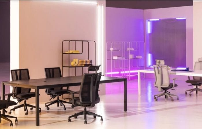 Poltronas em tela ergonômicas e ajustável , perfeitas para trabalhar.