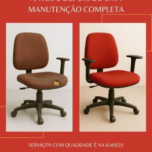 Reparo e manutenção de cadeiras