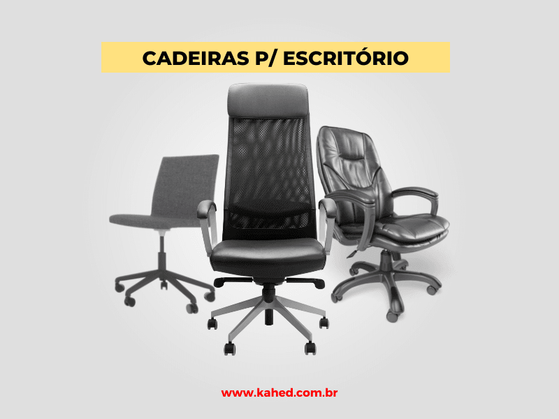 Cadeiras e poltronas para escritório