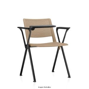 Cadeira Up com prancheta escamoteável