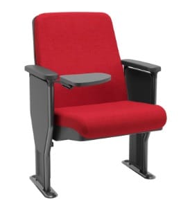Poltrona auditório Esibire com prancheta