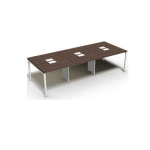 Mesa Plataforma 6 Lugares- BL/BL
