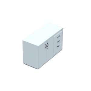 Armário Baixo com 2 Portas+2g+1G
